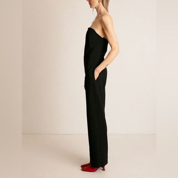 NOMIA NYC Designer Sz 2 Black Fluid Jumpsuit New Without Tag - Picture 4 of 16